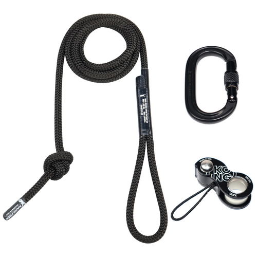 10mm BlackOut Deluxe Sewn Tether & Lineman's Belts