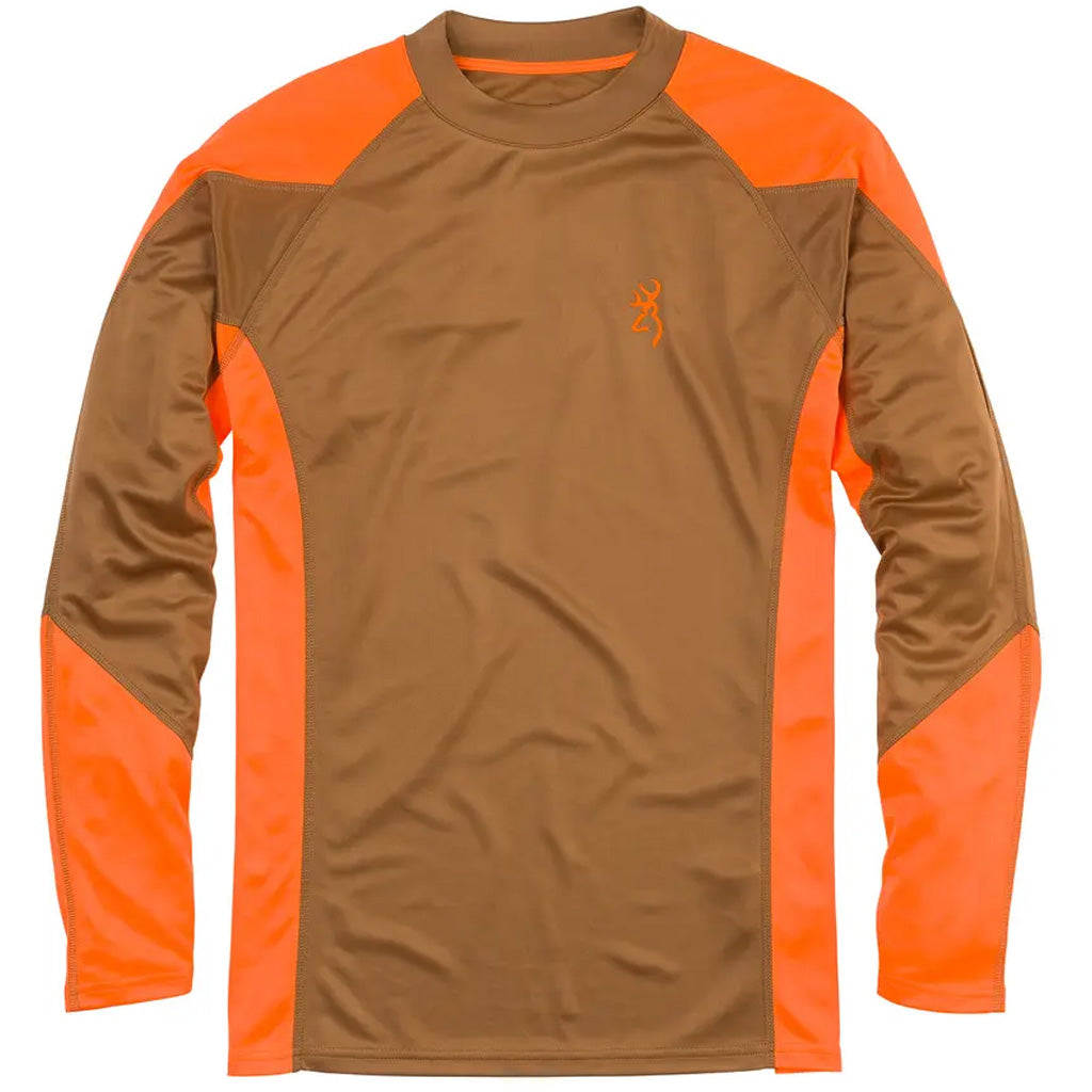 Bro NTS Upland Shirt Md Khaki/Blaze