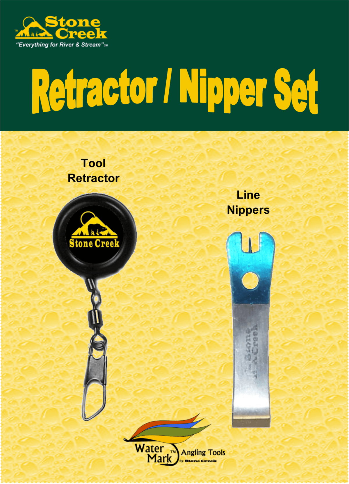 Fly Fishing Retractor/Nipper combo