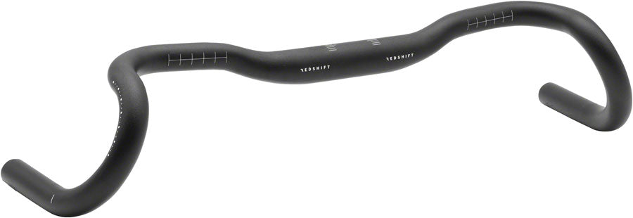 Redshift Sports Kitchen Sink Road Drop Handlebar - Aluminum 31.8mm 47cm 20mm Rise BLK