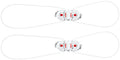 SIDI Tecno-3 Push Double System Pair - White