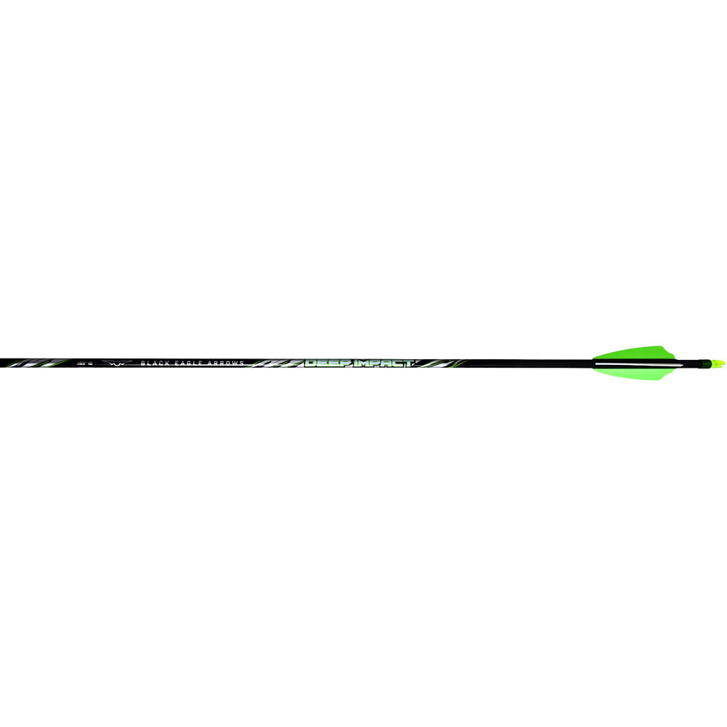 Black Eagle Deep Impact Arrows .001 400 2.5 in. Shield Cut 6 pk.