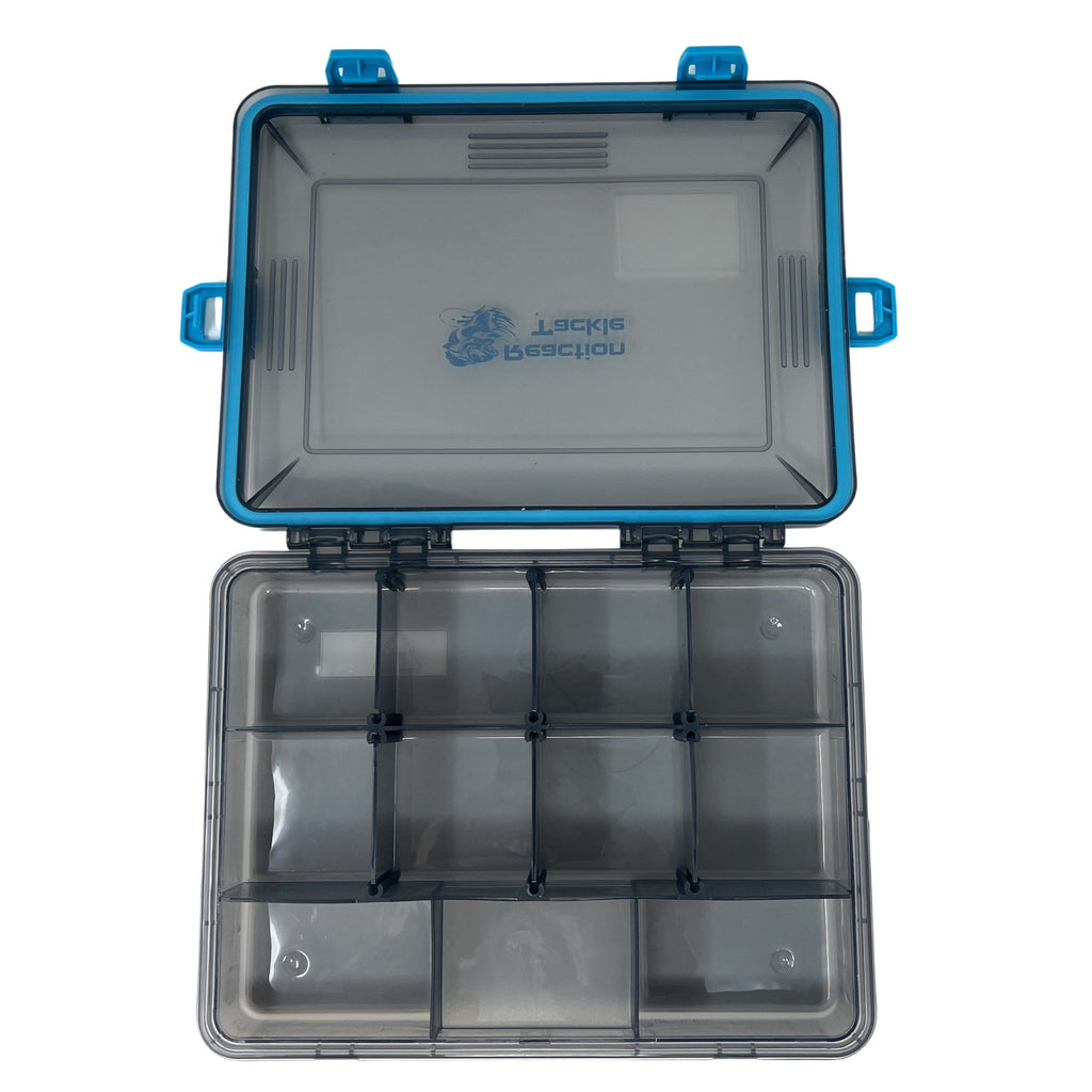 Reaction Tackle Standard Tackle Tray- Sturdy and Water Resistant with 4 Reliable Clips