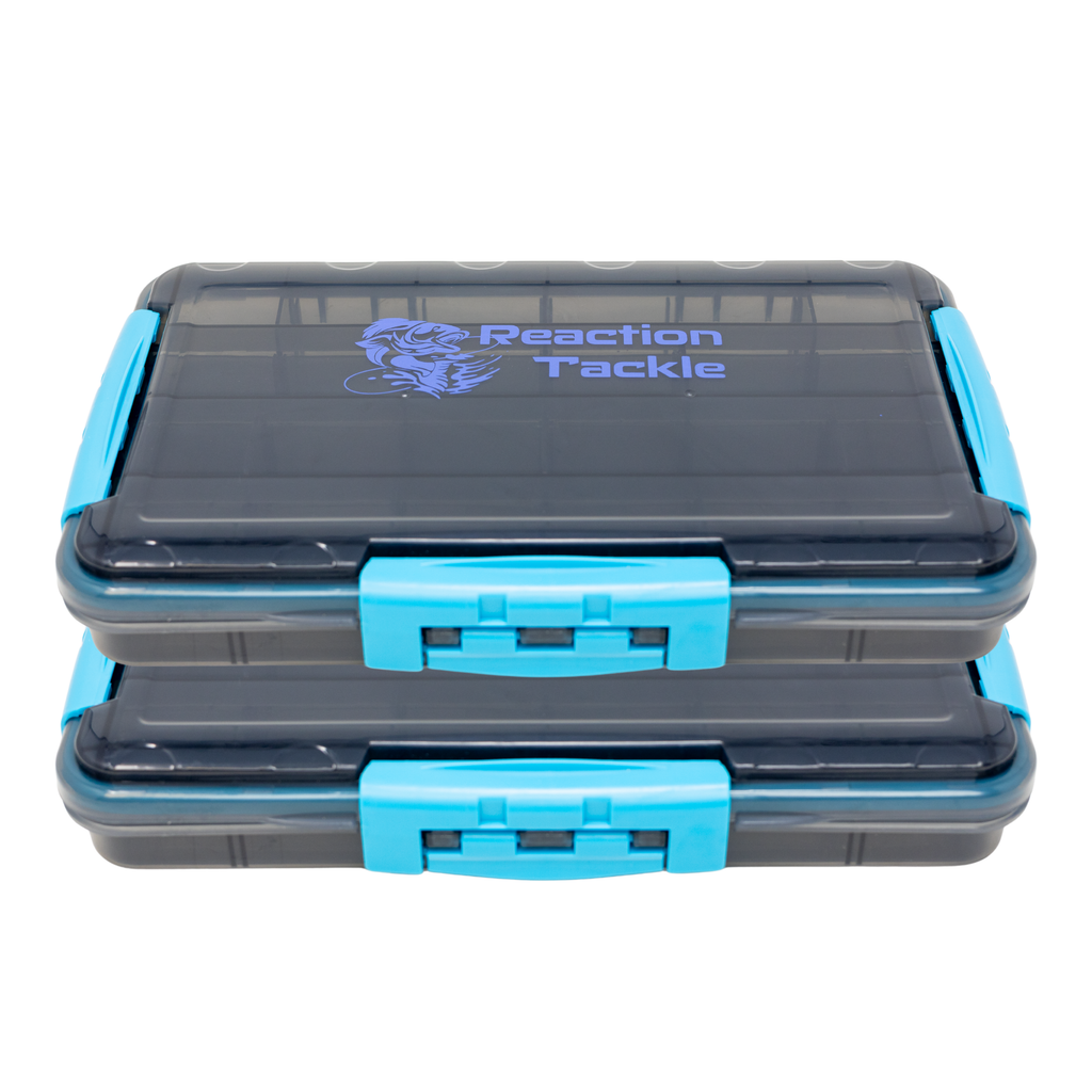 Reaction Tackle Premium Tackle Tray- High Performance and Water Resistant with 3 Resilient Clips