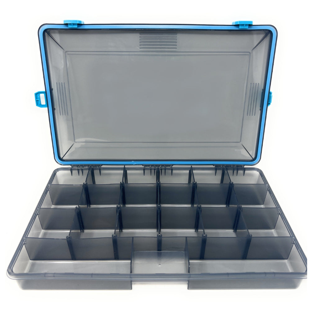 Reaction Tackle Standard Tackle Tray- Sturdy and Water Resistant with 4 Reliable Clips