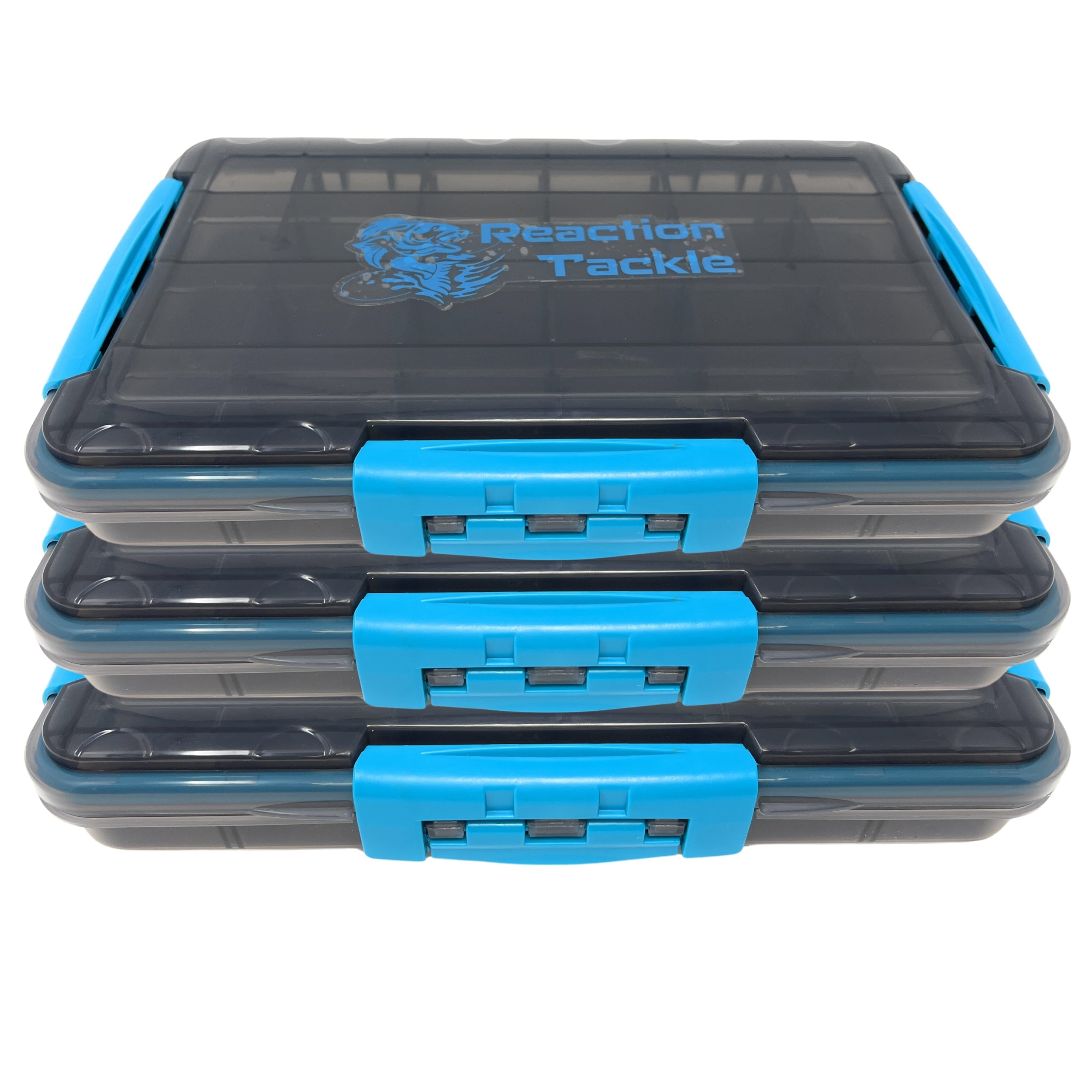 Reaction Tackle Premium Tackle Tray- High Performance and Water Resistant with 3 Resilient Clips