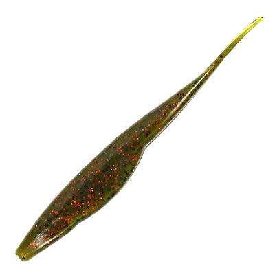 Triple Tail Jerk Shad  - Watermelon Red Flakes