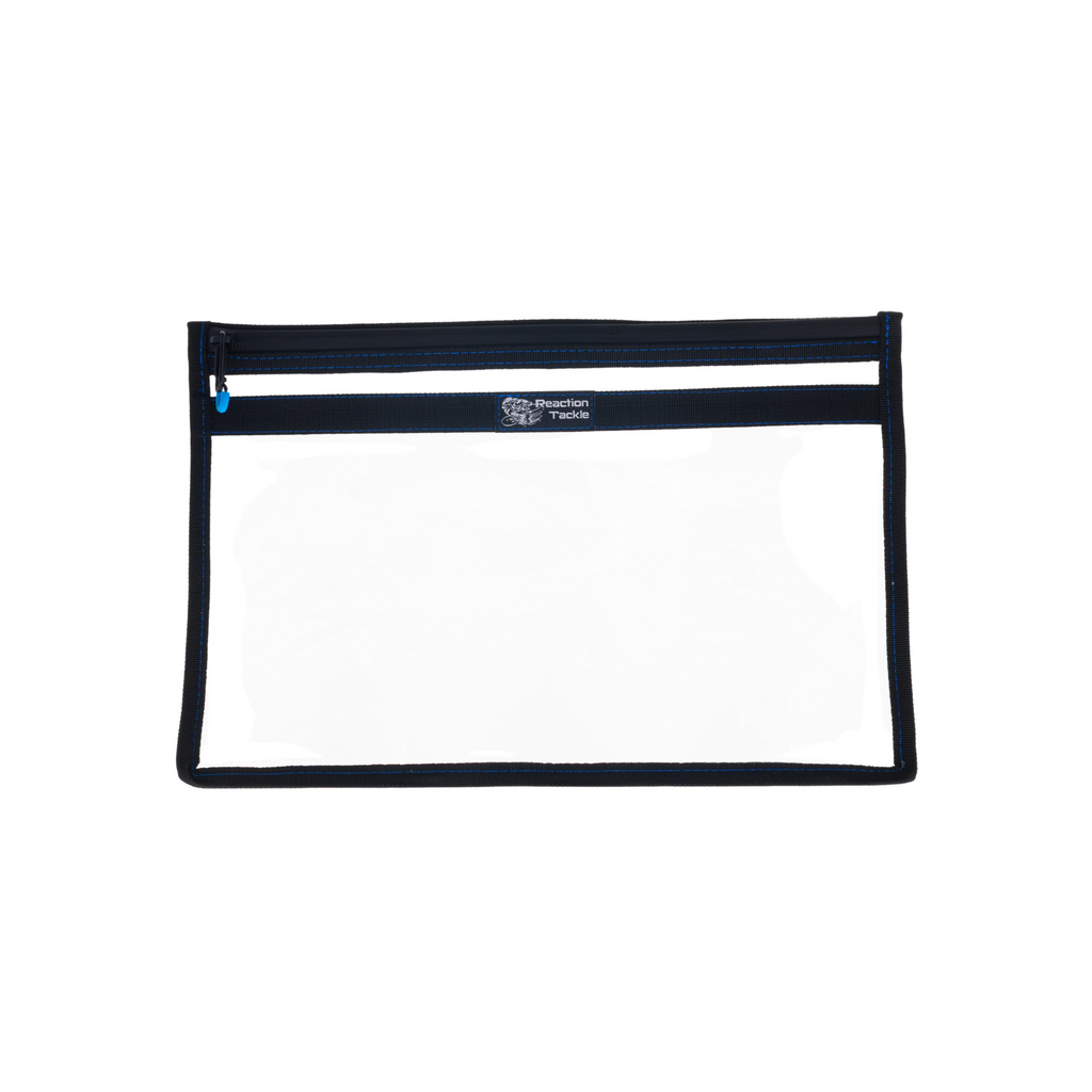 Reaction Tackle Clear Storage Bag Tackle Pak - Water-Resistant Plastic Storage