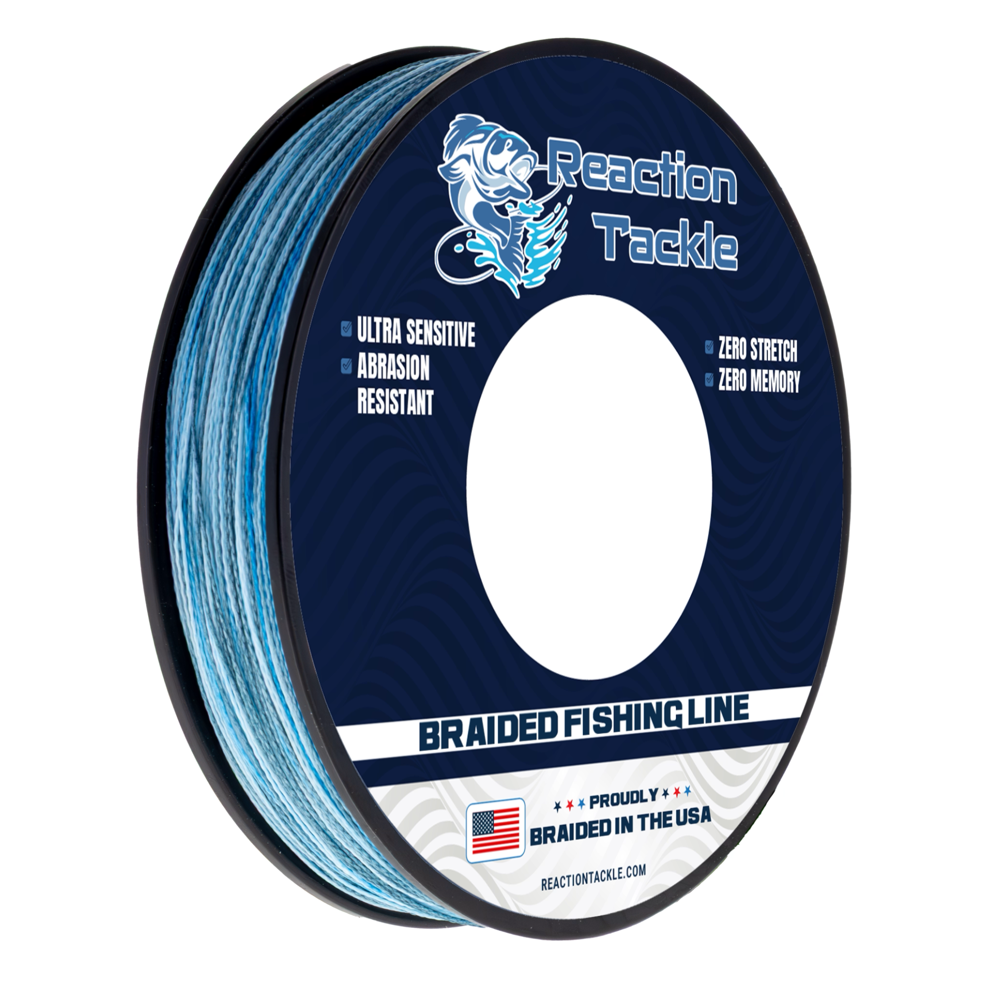 Reaction Tackle BRAIDED IN THE USA Fishing Line - X4
