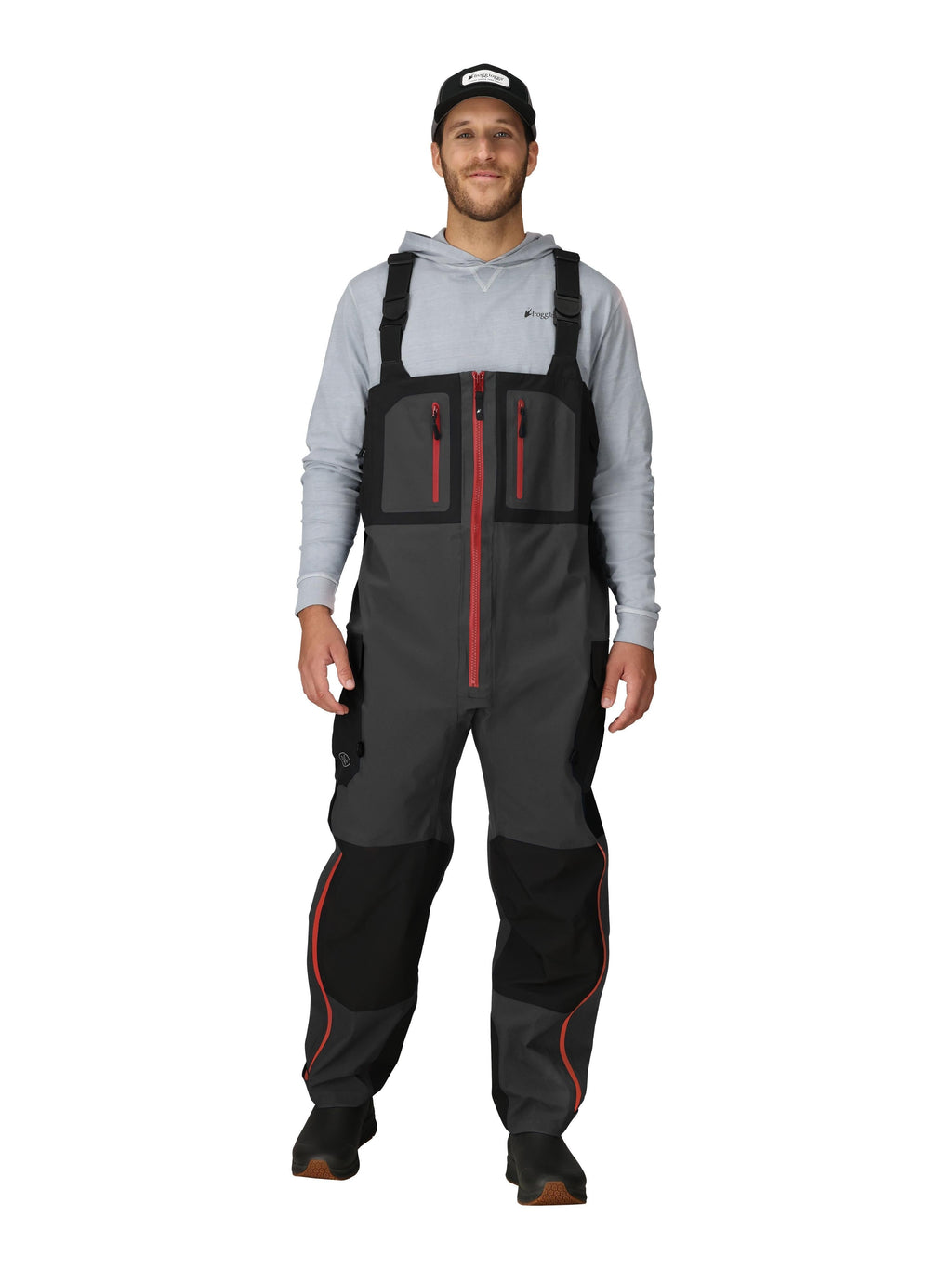 Men's Pilot II Guide Bib | Black / Charcoal