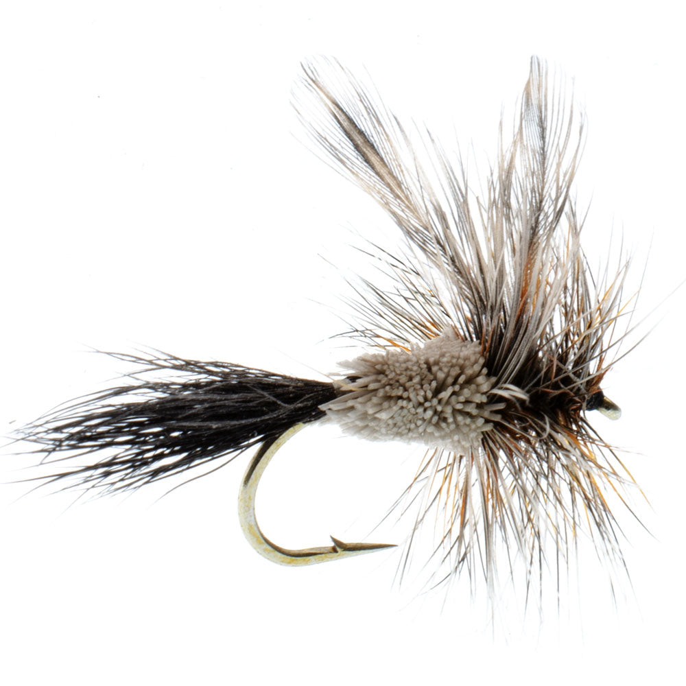 3 Pack Barbless Adams Irresistible Classic Dry Fly - Hook Size 10