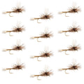 Adams Parachute Classic Dry Fly - 12 Flies Hook Size 18