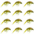 Olive Beaded Shrimp Scud Pattern - 1 Dozen Size 12 - Tailwater Lake Fly Fishing Nymph