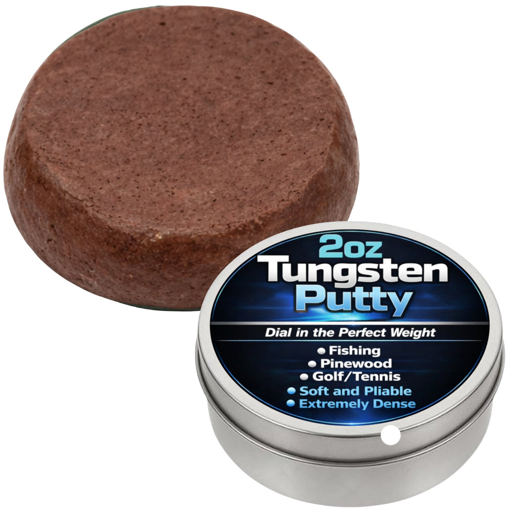 Reaction Tackle Tungsten Putty 60g/2.1oz - Fishing, Pinewood Derby, Golf, Tennis