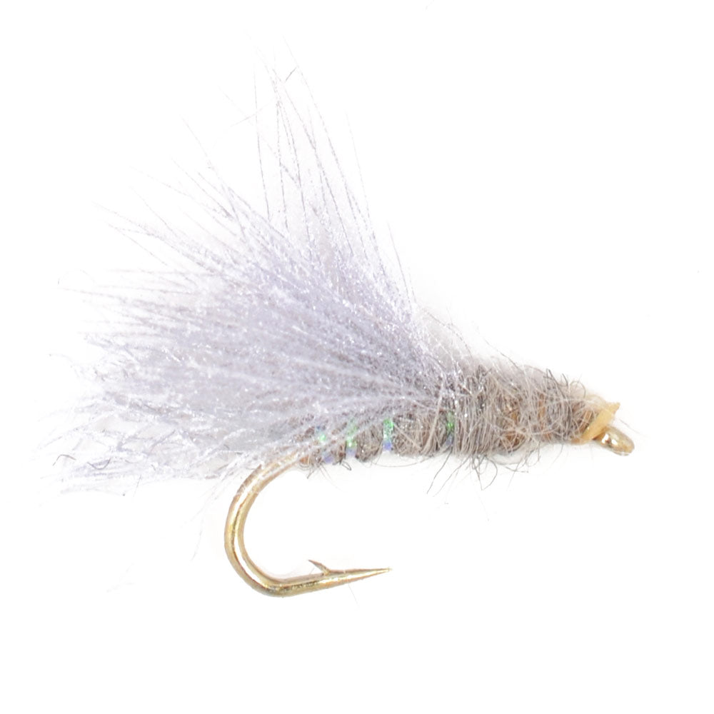 CDC Baetis Emerger BWO Wet Fly Fishing Flies - 6 Flies Hook Size 18