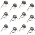 CDC Loop Wing Adams Emerger Fly 12 Flies - Hook Size 12