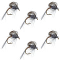 CDC Loop Wing Adams Emerger Fly 6 Flies - Hook Size 12