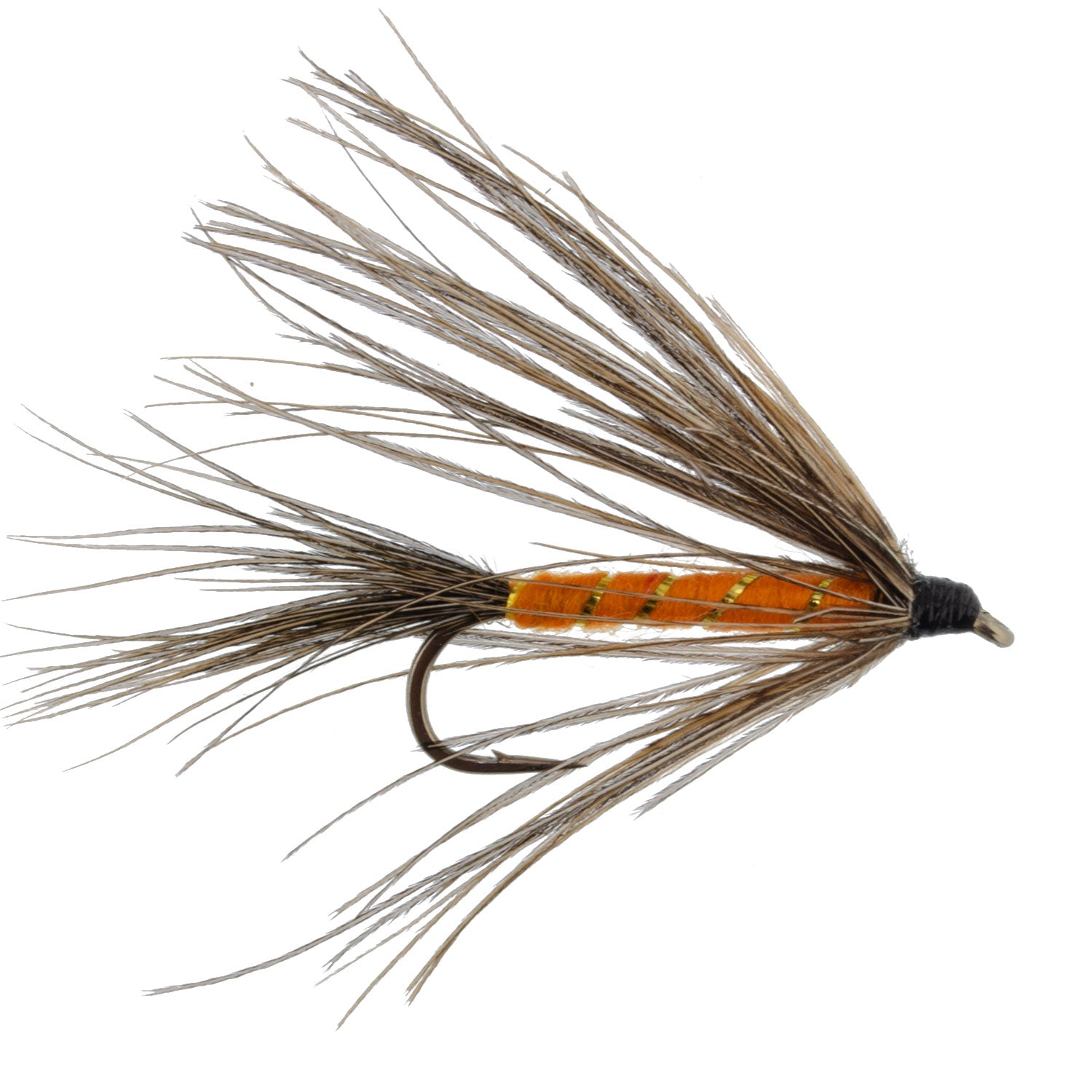 Carey Special Soft Hackle Grouse Fall Swinging Assortment - 12 Flies 4 Colors Hook Size 10