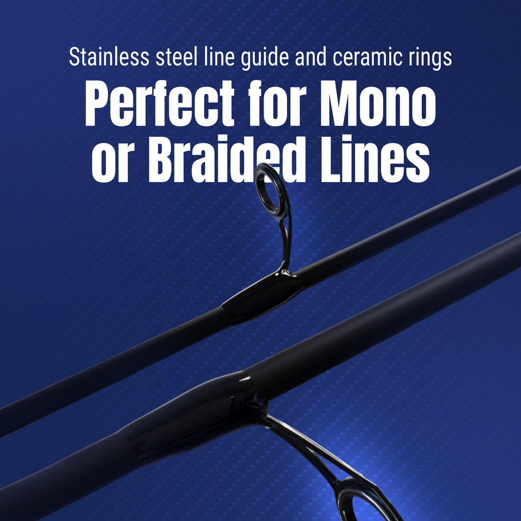Reaction Tackle Fishing Rod and Spinning Reel Combo -SmoothCast