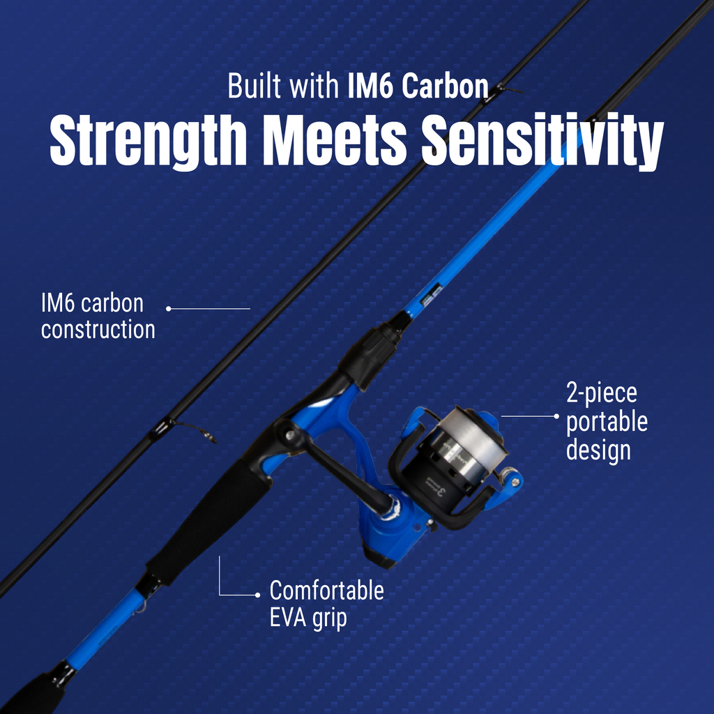 Reaction Tackle Fishing Rod and Spinning Reel Combo – Predator Pro