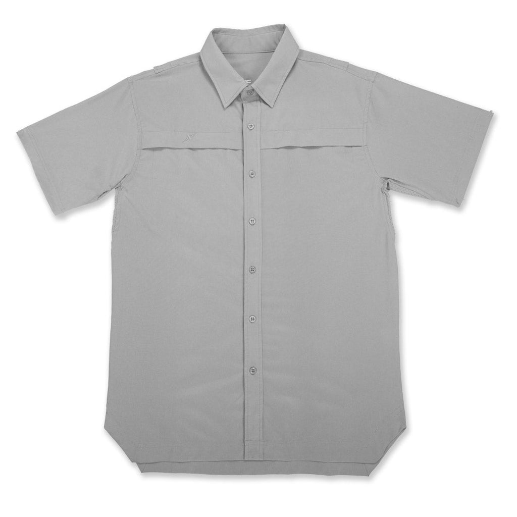 Men's Short Sleeve Solid Lifestyle Button Down w/ REPEL-X