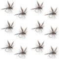 Dark Hendrickson Classic Dry Fly - 12 Flies Size 18