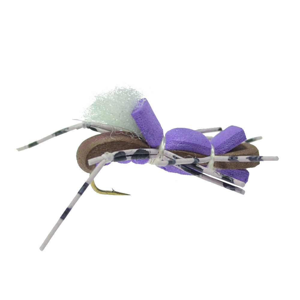 Trout Fly Assortment - Premium Terrestrial Flies - 12 Essential Hoppers, Ants and Beetles with Fly Box
