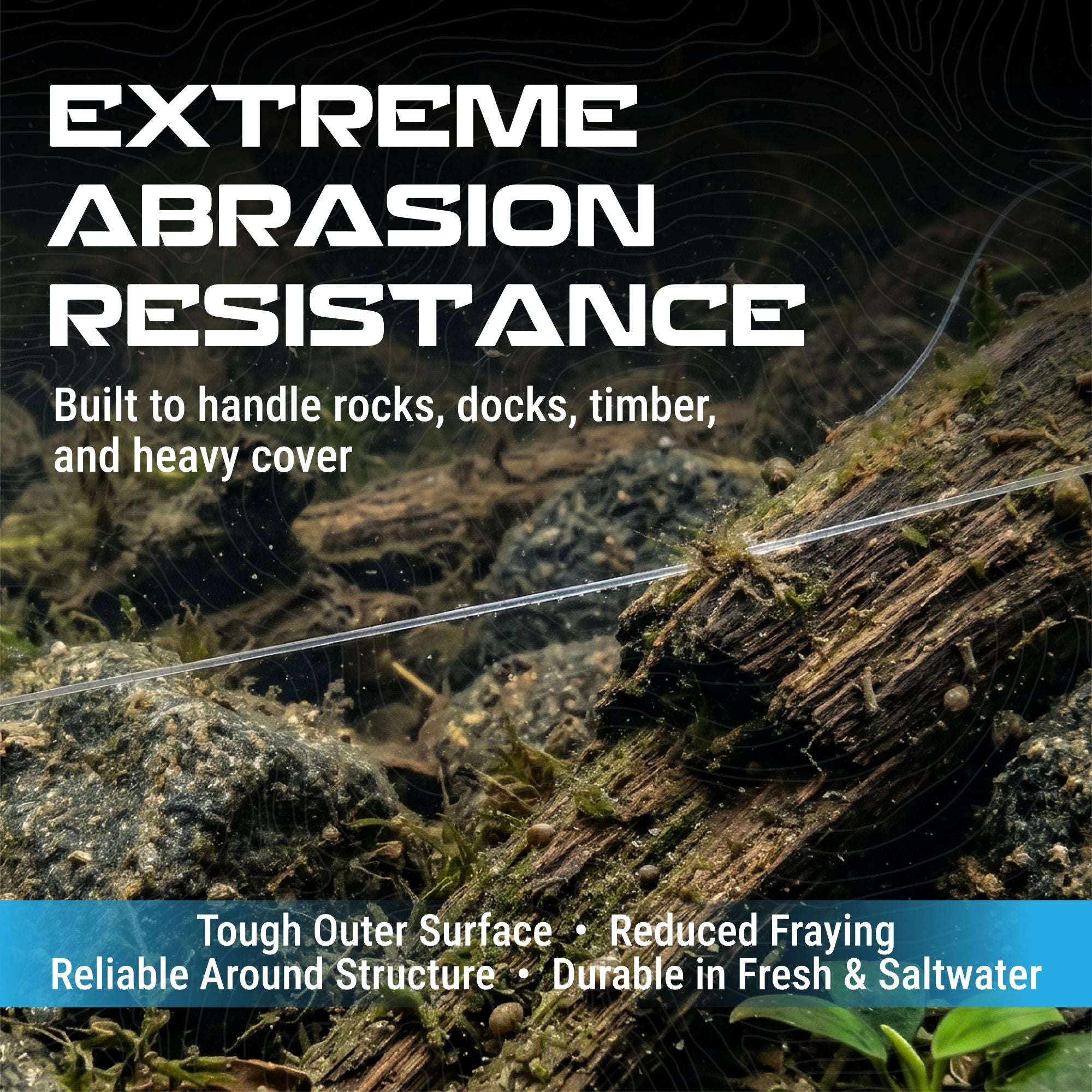 Reaction Tackle 100% Pure Fluorocarbon Fishing Line