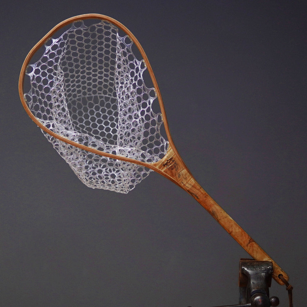 Little Dipper 12"x8" - Burl Fly Fishing Traditional Landing Net - Handcrafted & Made in USA