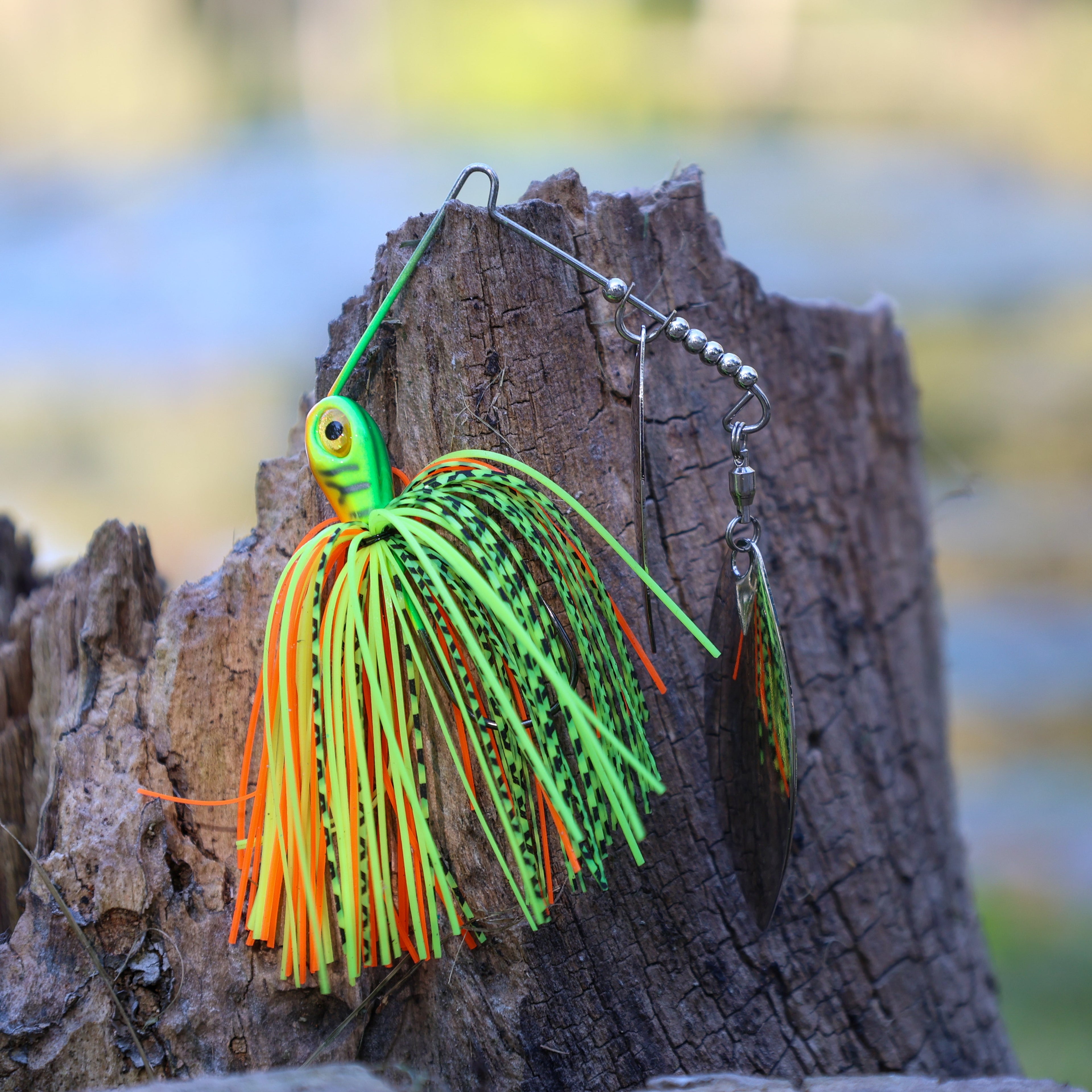 Reaction Tackle Lead Double Willow Blade Spinnerbait Jigs (3-Pack)