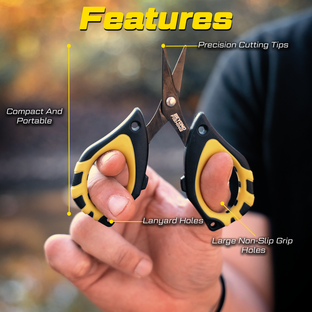 Fine-Point Fishing Scissors