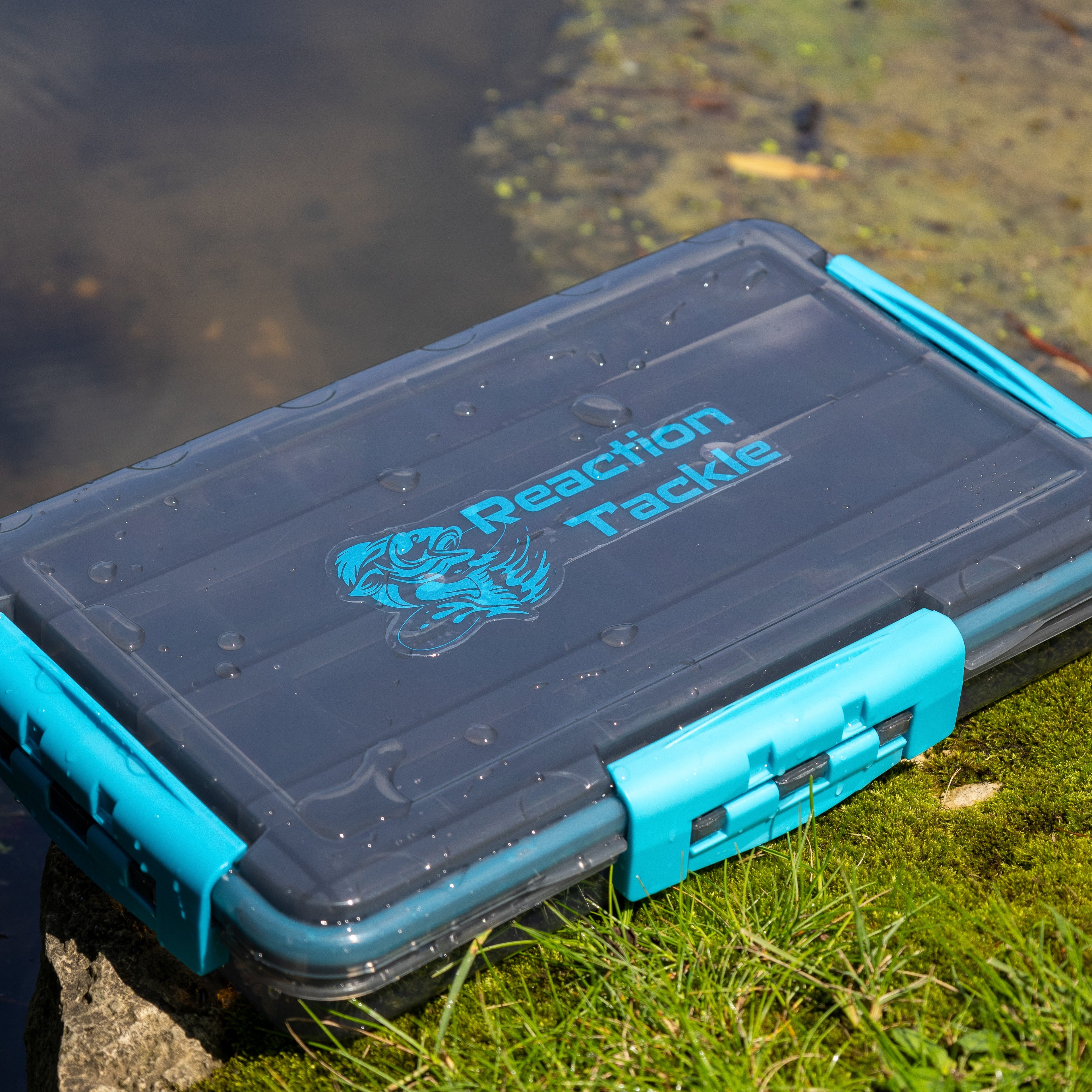 Reaction Tackle Premium Tackle Tray- High Performance and Water Resistant with 3 Resilient Clips