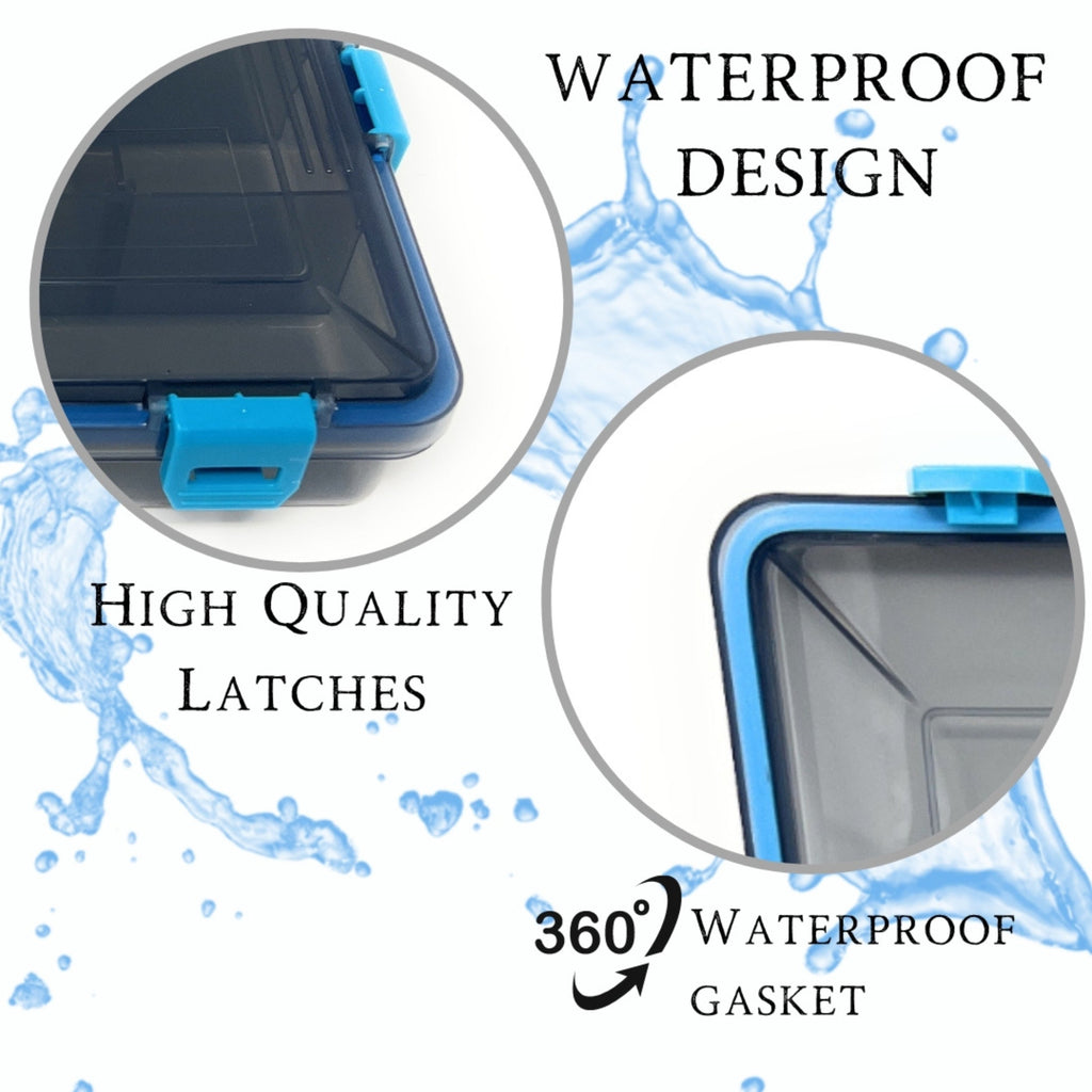 Reaction Tackle Standard Tackle Tray- Sturdy and Water Resistant with 4 Reliable Clips