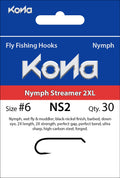 Kona Nymph Streamer 2XL (NS2) hook