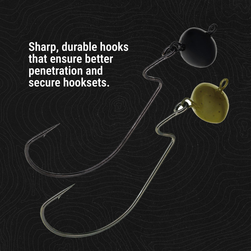 Reaction Tackle Lead Swing Football Jigs - 5-PACK