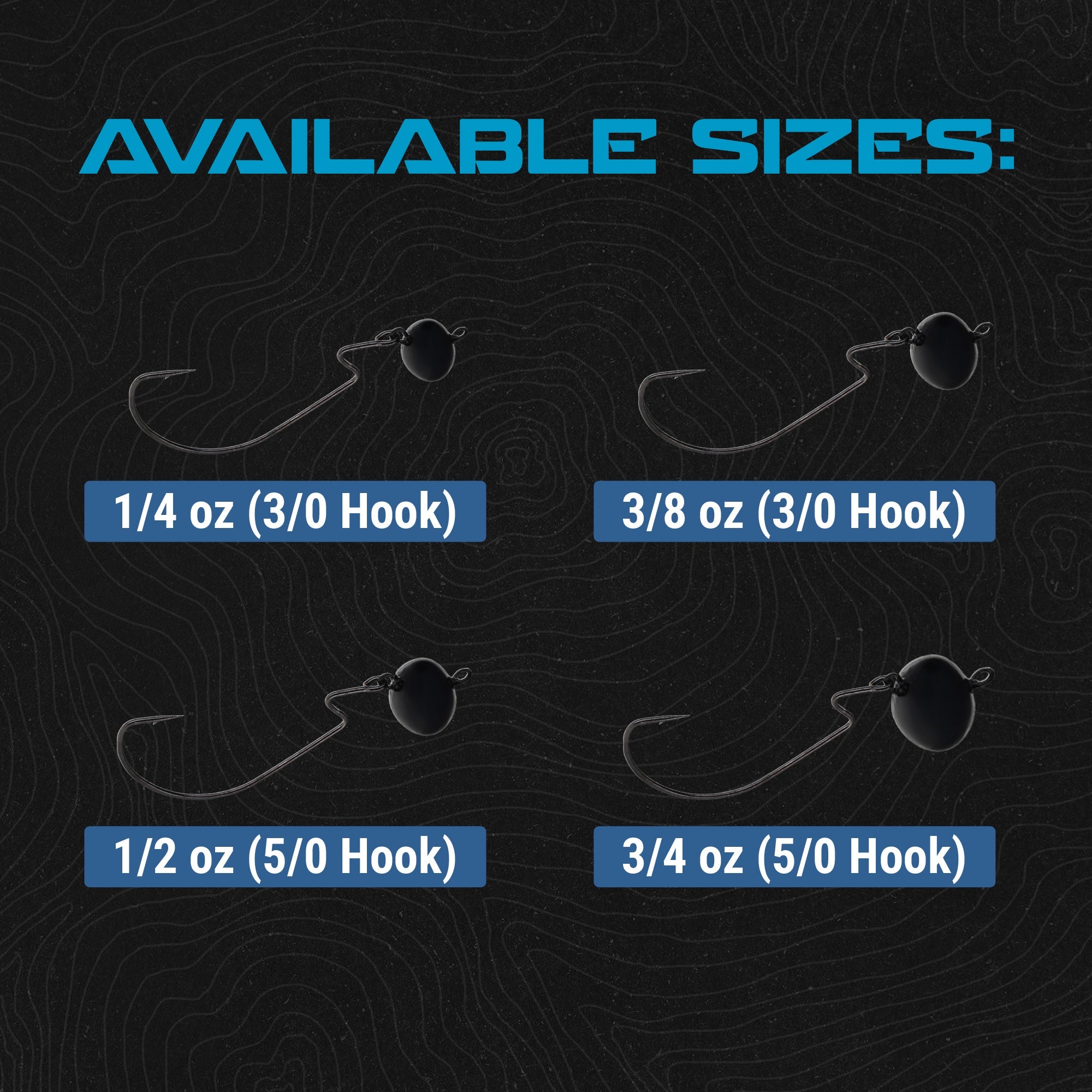 Reaction Tackle Lead Swing Football Jigs - 5-PACK