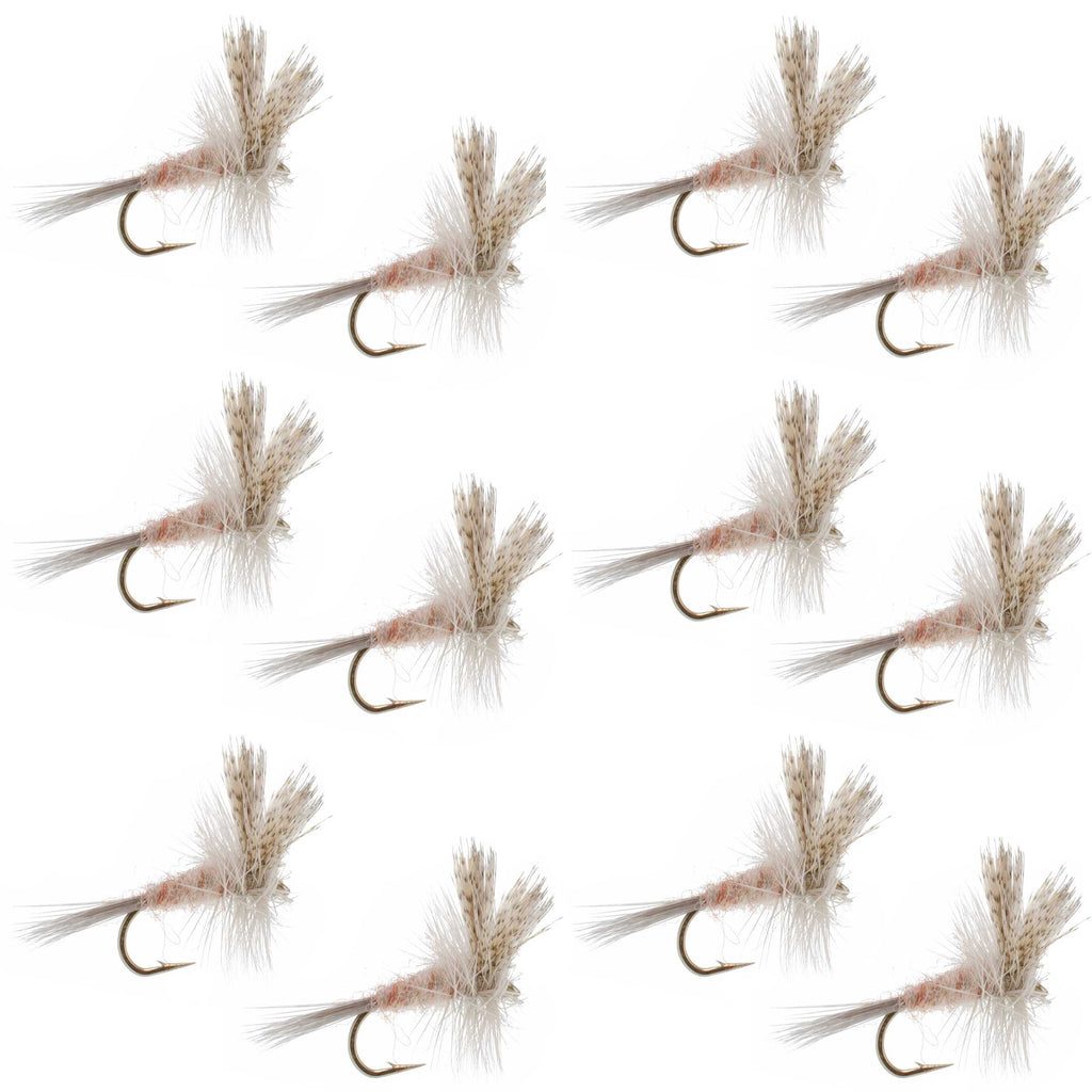 Light Hendrickson Classic Dry Fly - 12 Flies Size 18