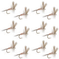 Light Hendrickson Classic Dry Fly - 12 Flies Size 18