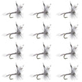 Mosquito Classic Trout Dry Fly Fishing Flies - 1 Dozen Size 14