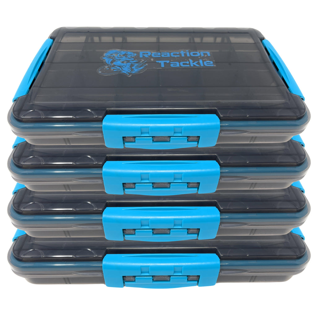 Reaction Tackle Premium Tackle Tray- High Performance and Water Resistant with 3 Resilient Clips