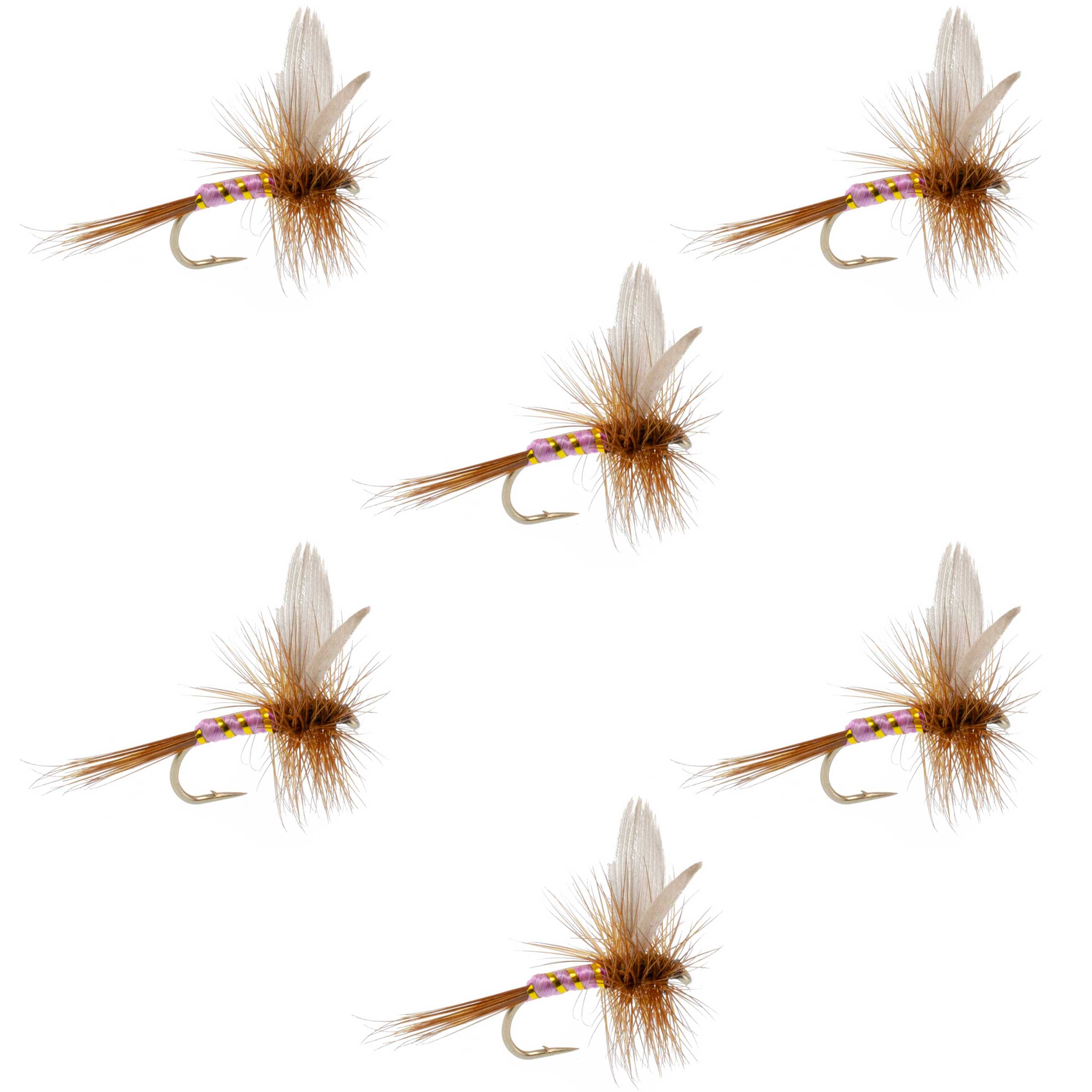 Pink Lady Classic Dry Fly - 6 Flies Size 16