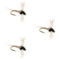 3 Pack Z-Lon Wing Trico Spinner Kapok Body Flies Size 20