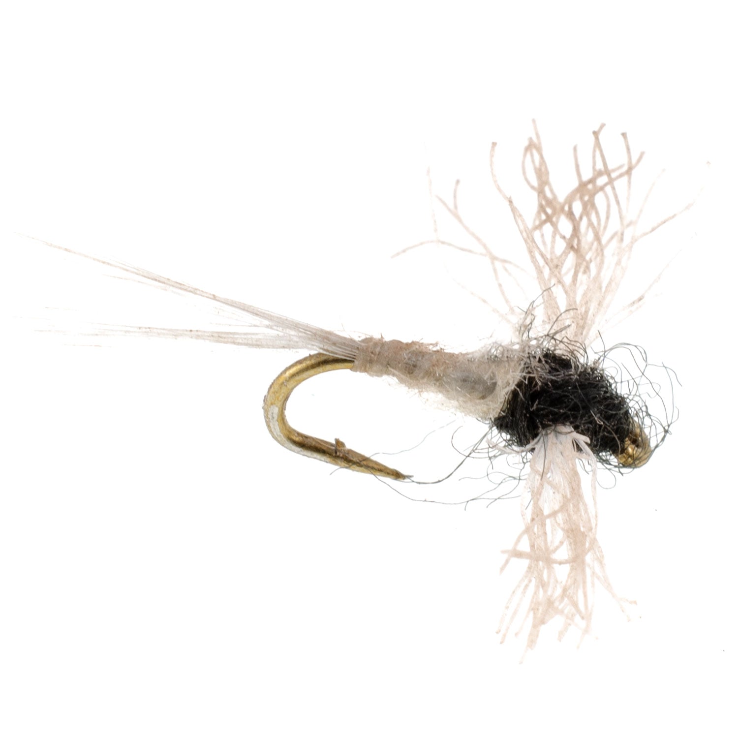 3 Pack Z-Lon Wing Trico Spinner Kapok Body Flies Size 20