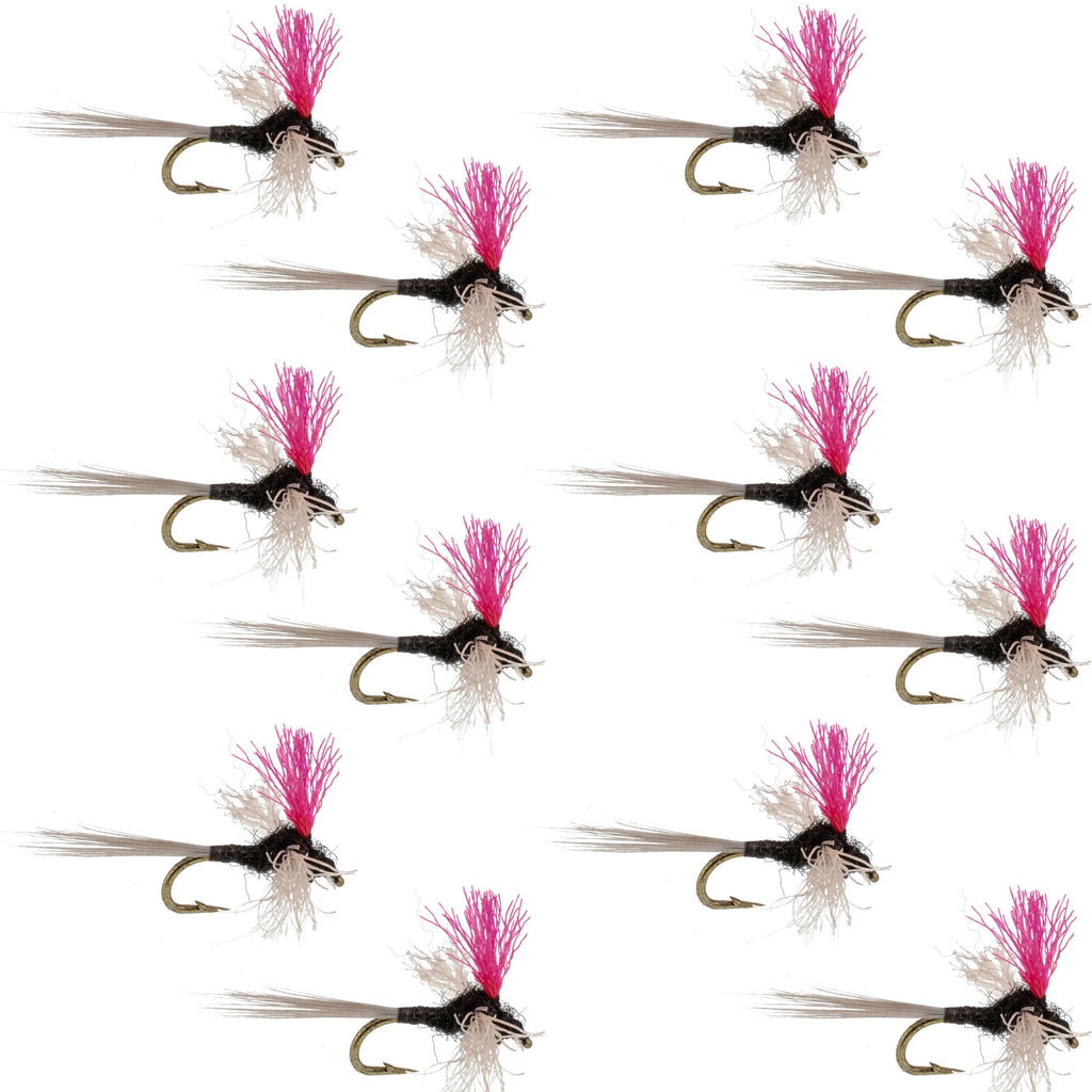 Trico Spinner High Visibility Pink Post 12 Flies Hook Size 20