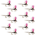Trico Spinner High Visibility Pink Post 12 Flies Hook Size 20