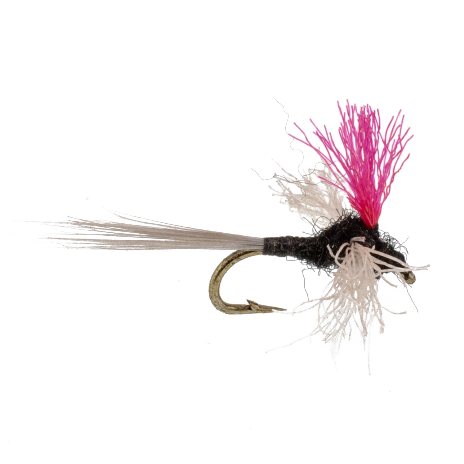 Trico Spinner High Visibility Pink Post 12 Flies Hook Size 20
