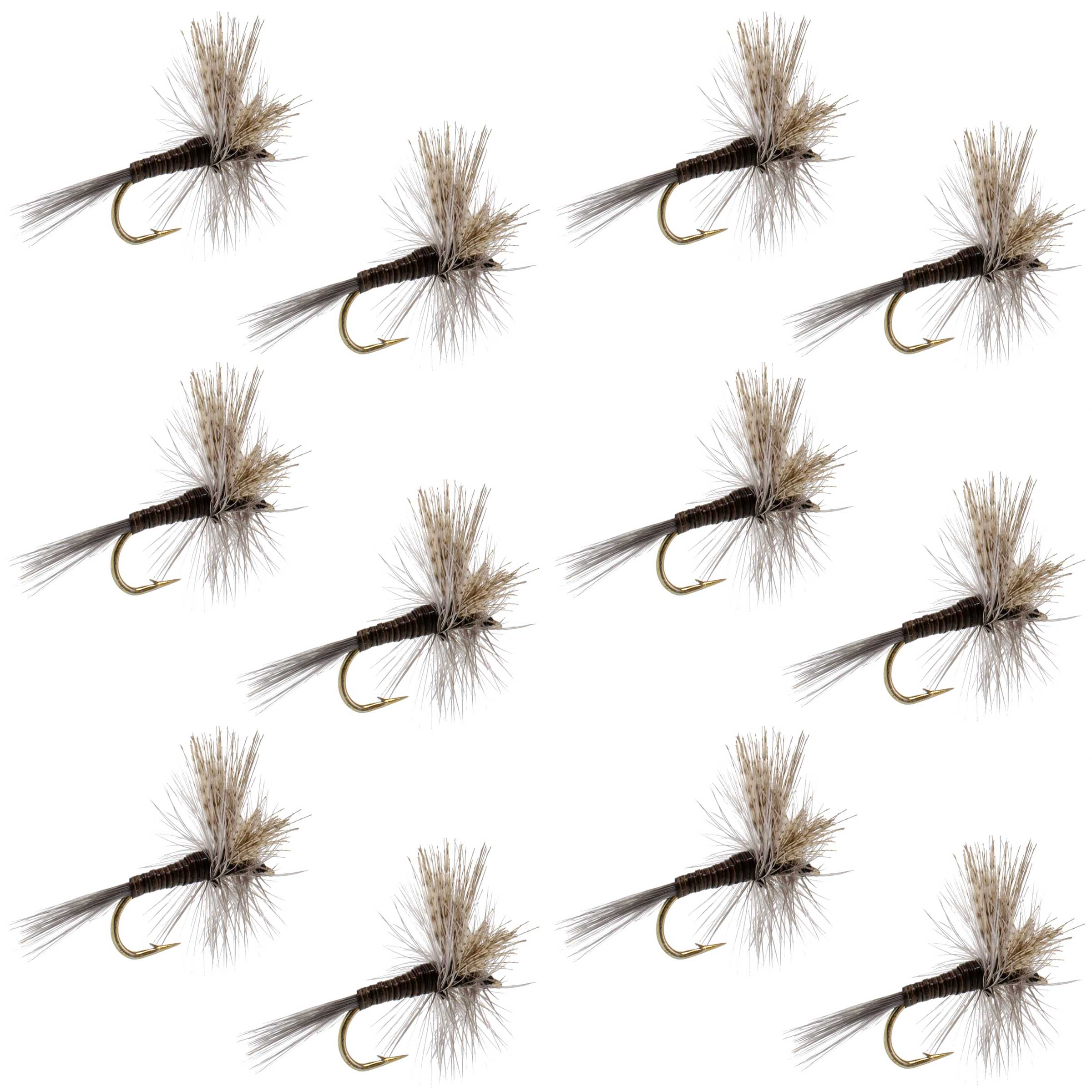 Quill Gordon Classic Dry Fly - 12 Flies Size 14