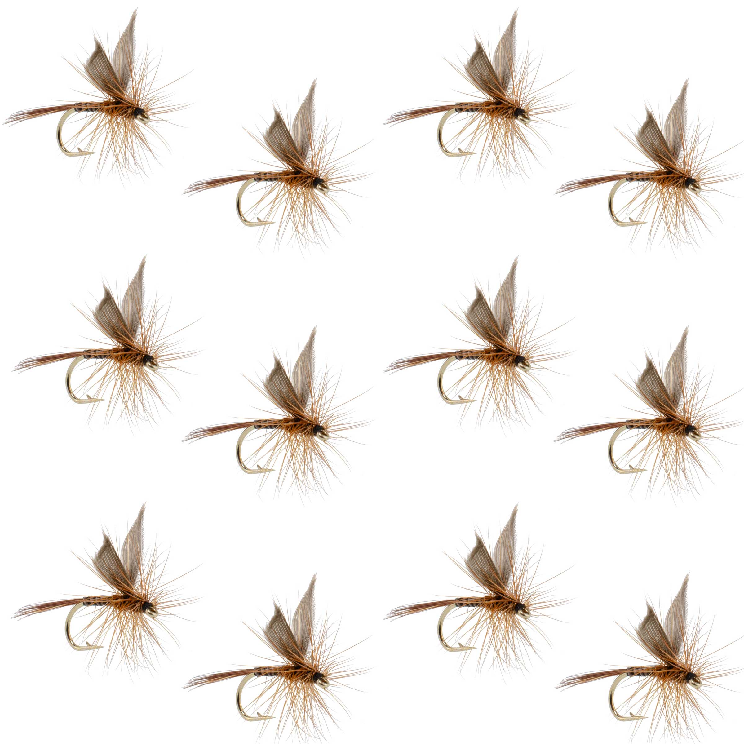 Red Quill Classic Dry Fly - 12 Flies Size 14
