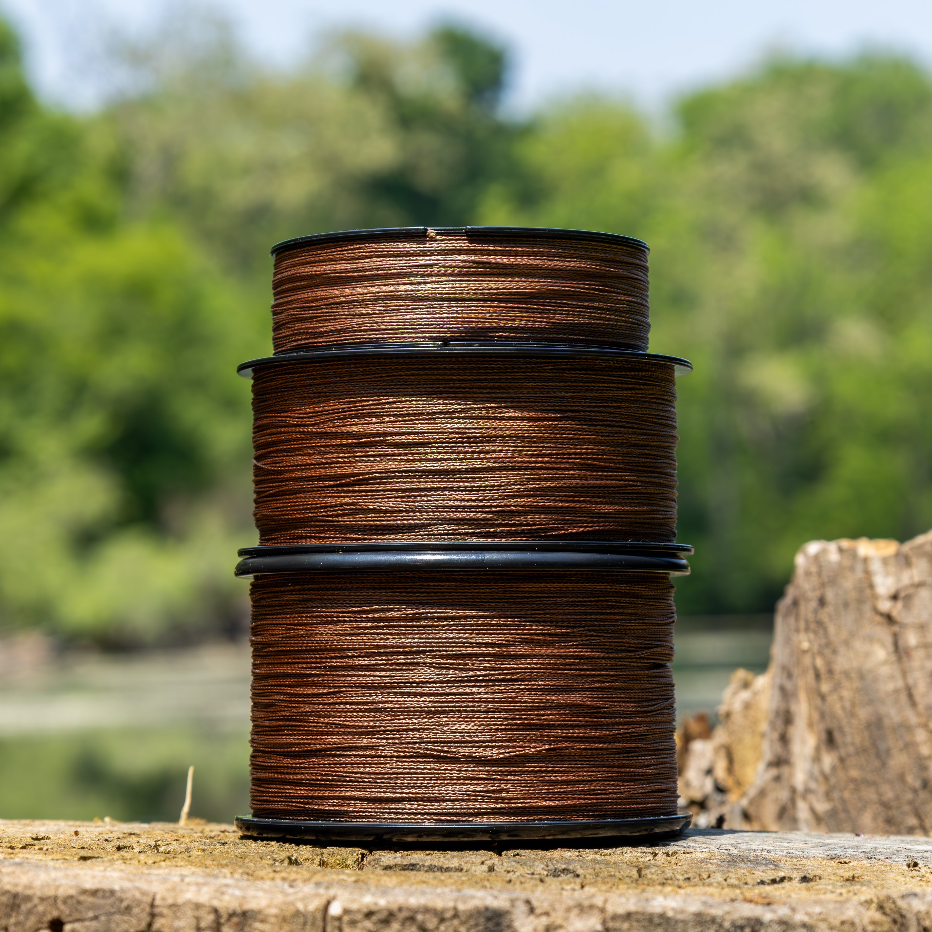 Reaction Tackle Braided Fishing Line - Timber Brown