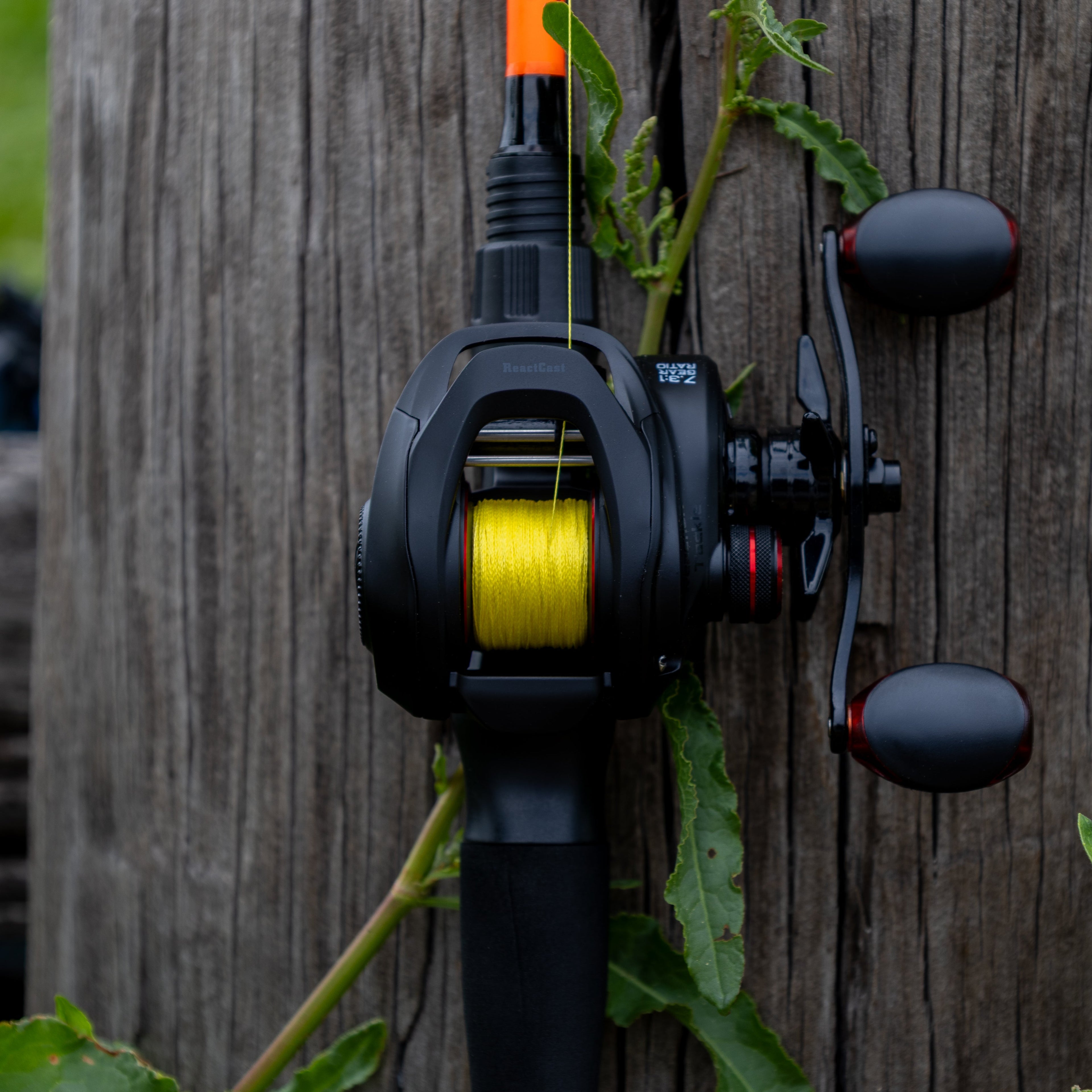 Reaction Tackle Braided Fishing Line - NO FADE Yellow